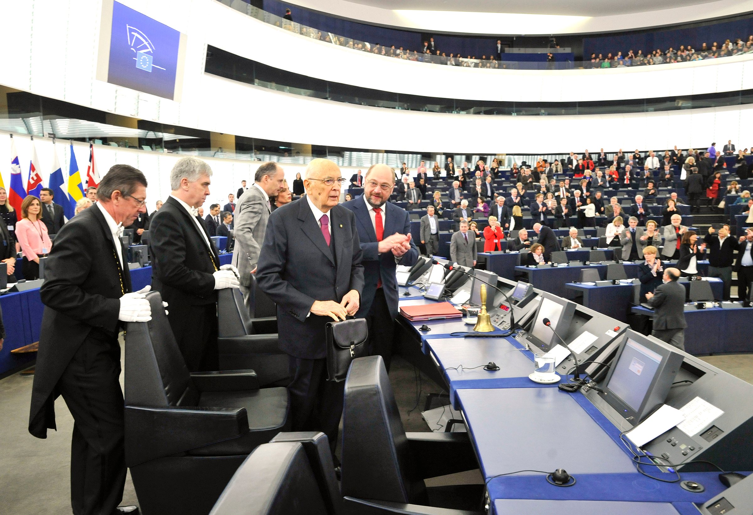 Napolitano: 'We have to fight against national egoism and anachronistic conservatism' <a target="_blank" href="http://www.europarl.europa.eu">(Photo: europarl.europa.eu)</a>