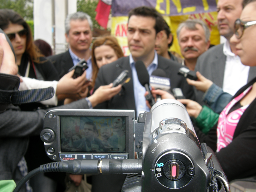 Alexis Tsipras is the leftist candidate for the EU commission presidency (Photo: Joanna)
