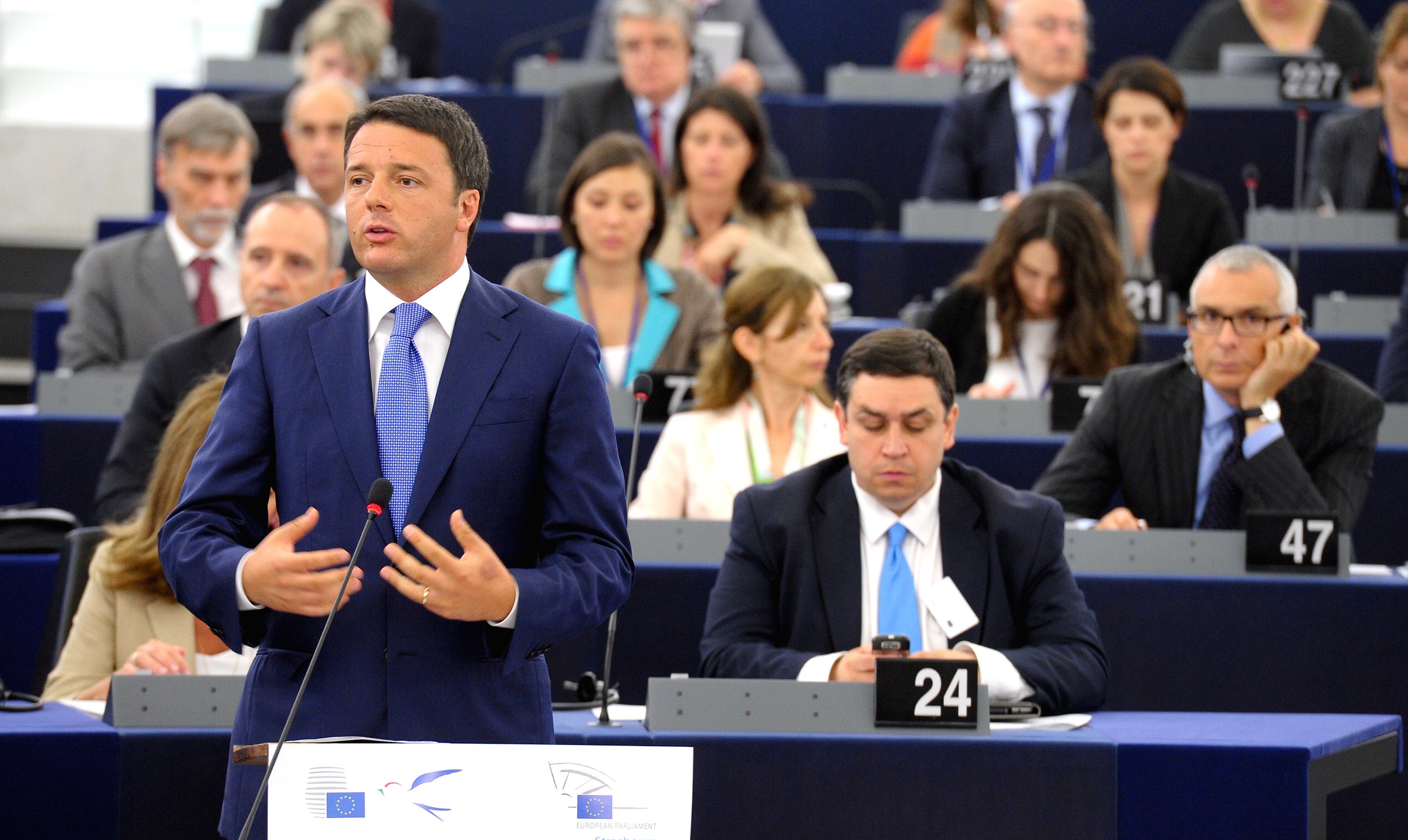 Matteo Renzi in the European Parliament <a target="_blank" href="http://www.europarl.europa.eu">(Photo: europarl.europa.eu)</a>