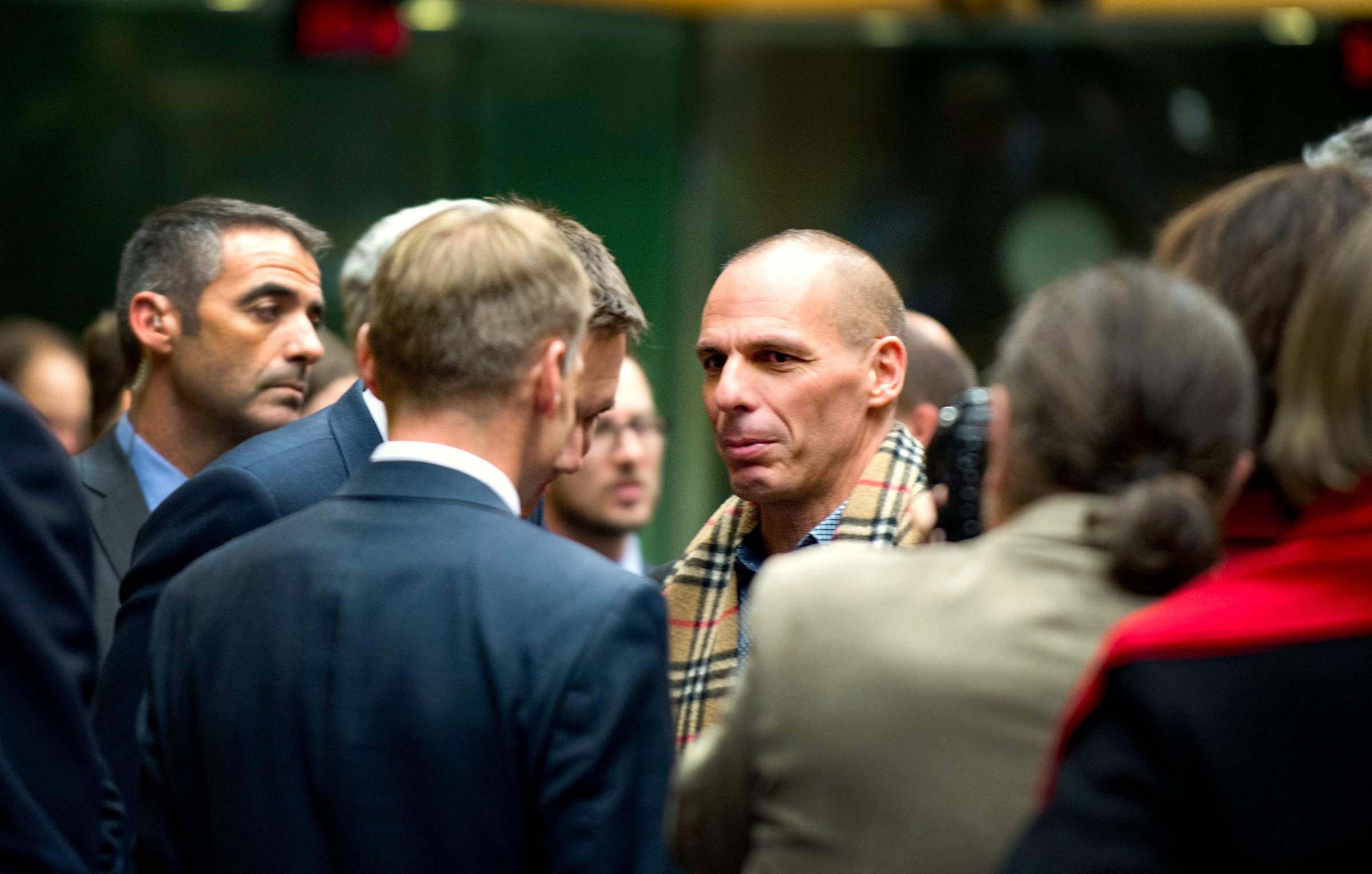 All eyes were on Yanis Varoufakis, the new Greek finance minister (Photo: Council of European Union)