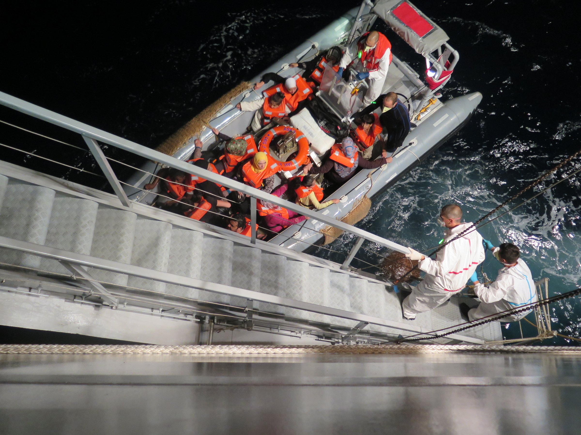 In yet another incident that has seen the Mediterranean increasingly referred to as a 'graveyard, a fishing vessel on Wednesday capsized around 100km off the coast of Libya (Photo: Amnesty International Italy)