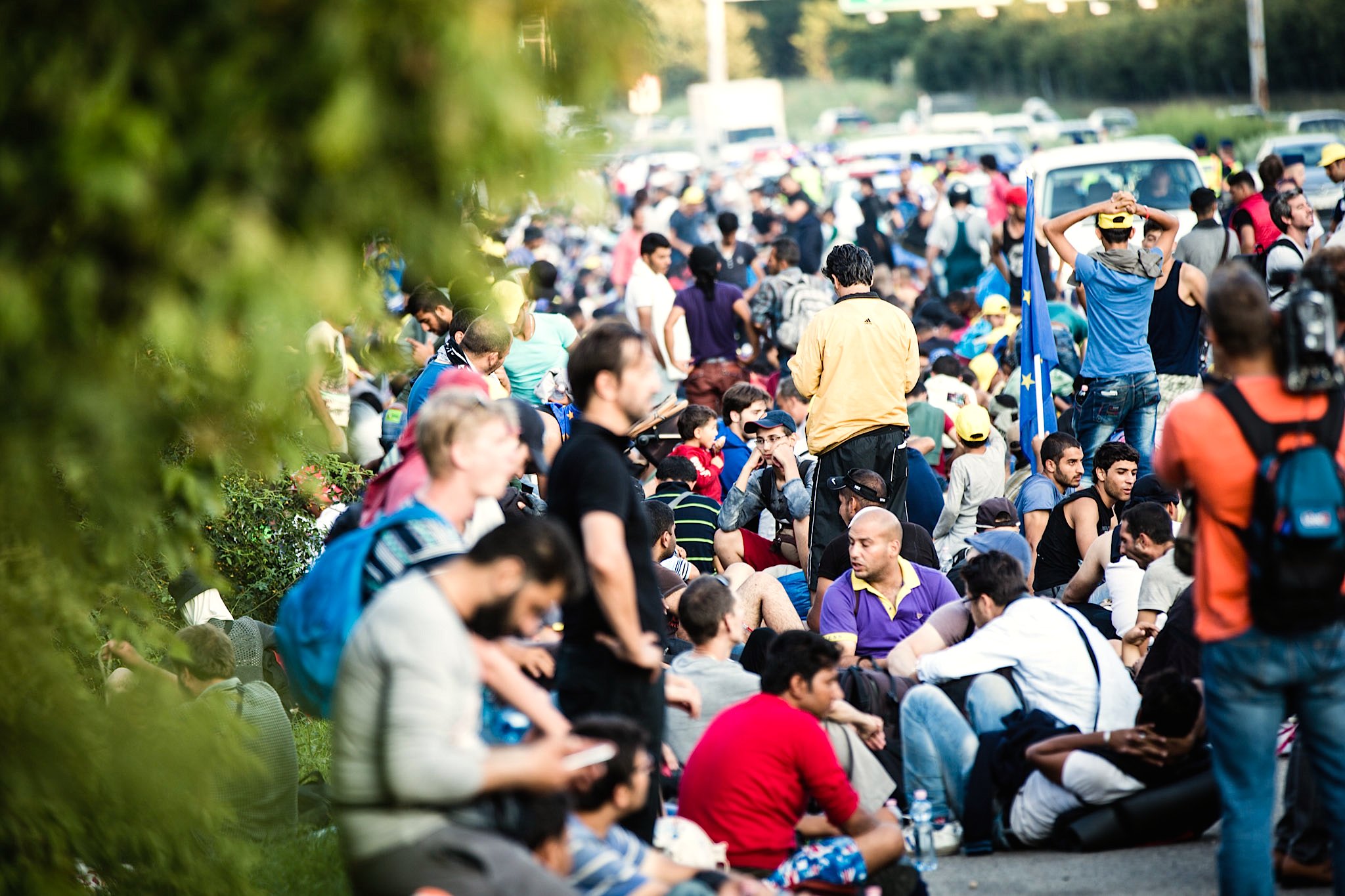 Migrants in Hungary in 2015. The EU's crisis mode unnecessarily turned a serious political challenge into an existential crisis and gave Orban unprecedented political leverage. (Photo: icrc.org)