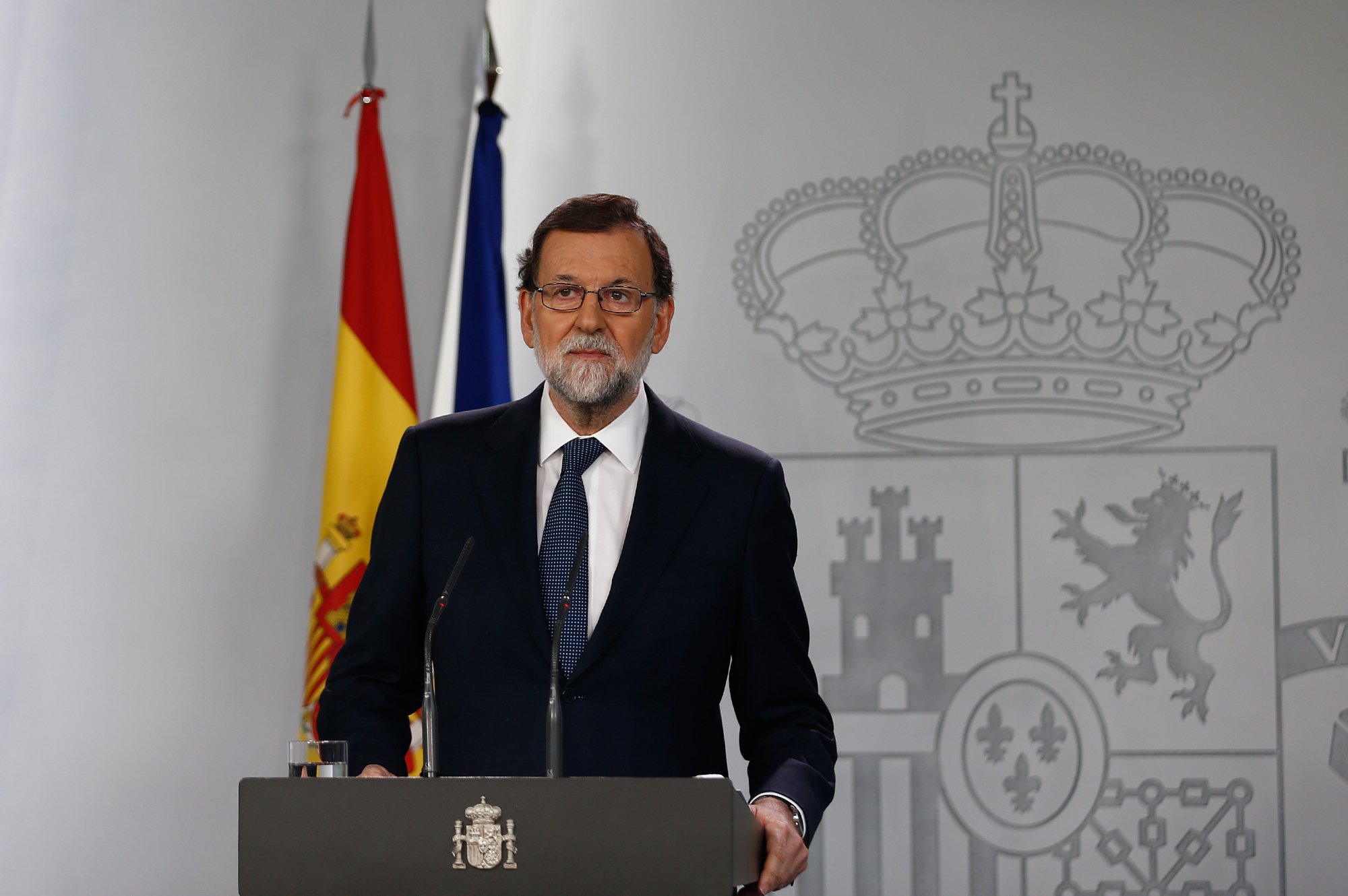 Rajoy: "The answer from the Catalan president will determine future events, in the next few days." (Photo: lamoncloa.gob.es)