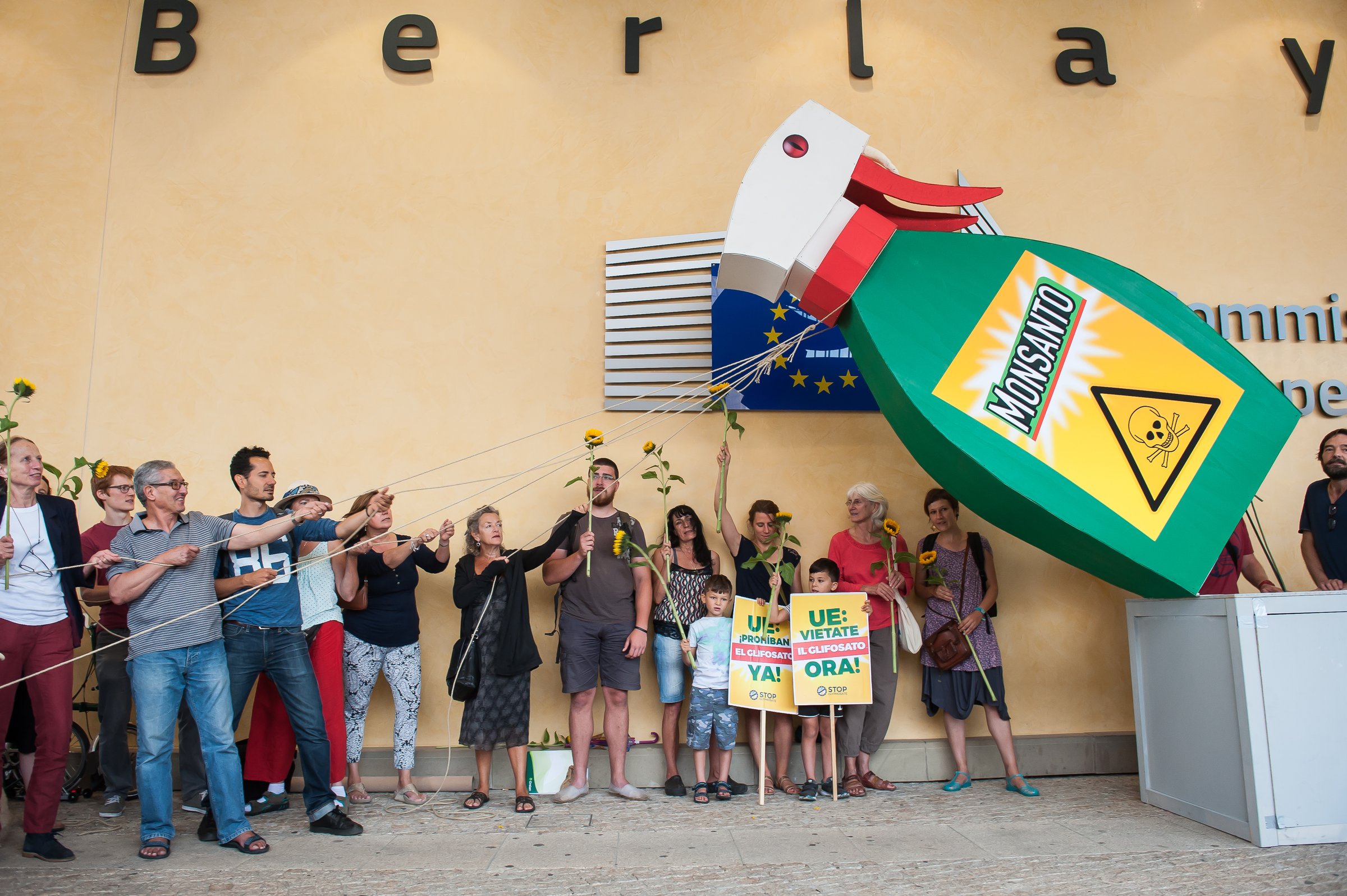 Monsanto, the US mega-firm known for genetically modified crops and glyphosate weedkillers, is often mired in scandal. (Photo: Felix Kindermann / Campact)