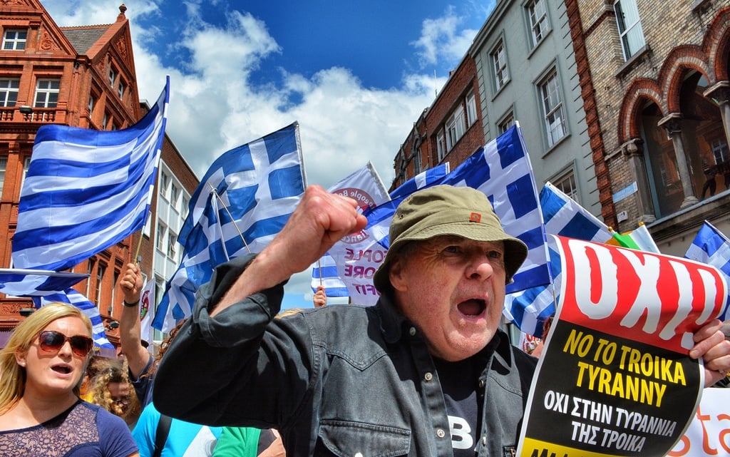 What started as popular anti-elite protests against the 'troika' and austerity, has led to liberal and pro-gay rights politicians being beaten up in Greece. (Photo: desbyrnephotos)