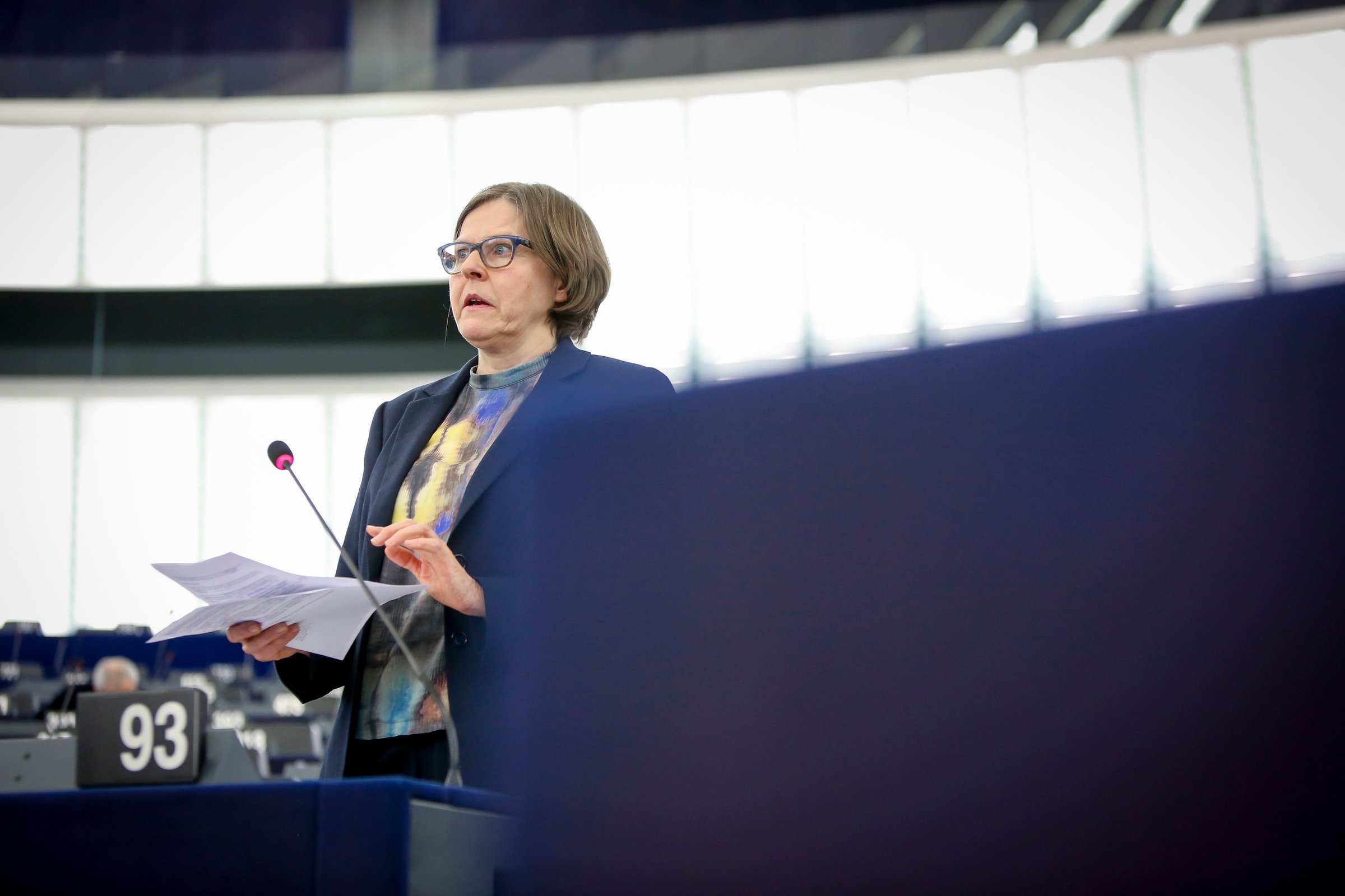 'It is really a shame that our European Investment Bank is behaving in this way,' said Finnish MEP Heidi Hautala <a European Parliament)</a>
