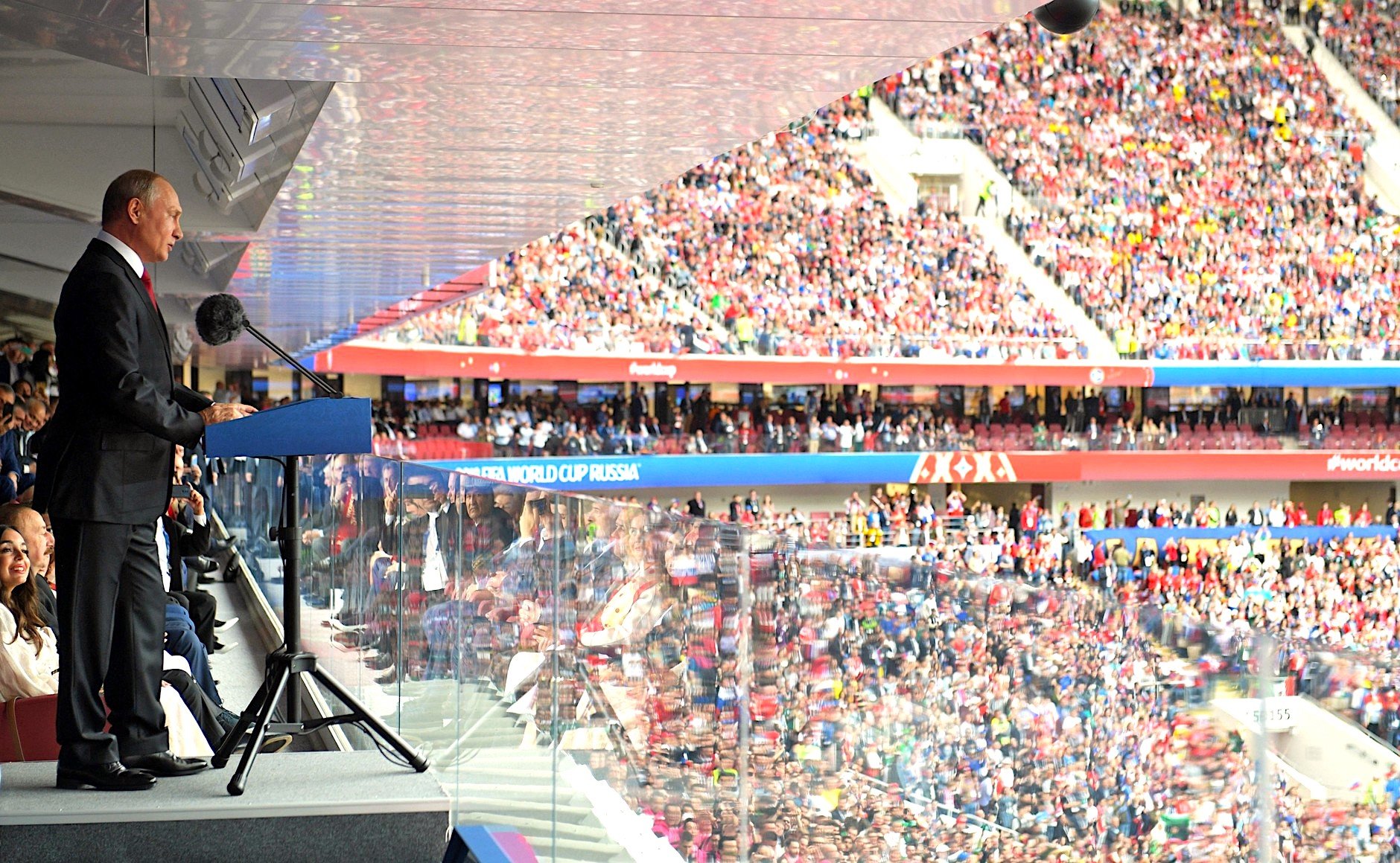 World Cup has been PR success for Putin, with one exception - cries of 'Glory to Ukraine' by some Croatian players <a target="_blank">(Photo: kremlin.ru)</a>