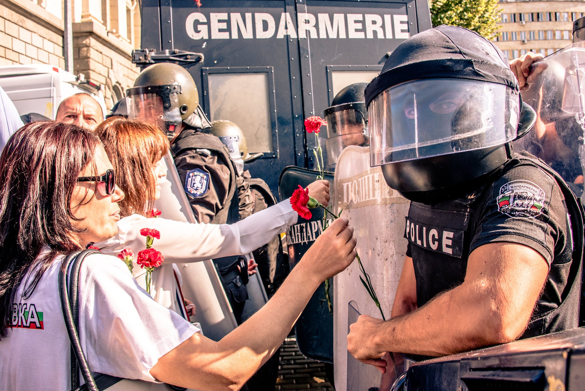 Protests in Sofia, the capital of Bulgaria, have been going on for two months against government corruption (Photo: Ivan Shishiev/ Sketches of Sofi)