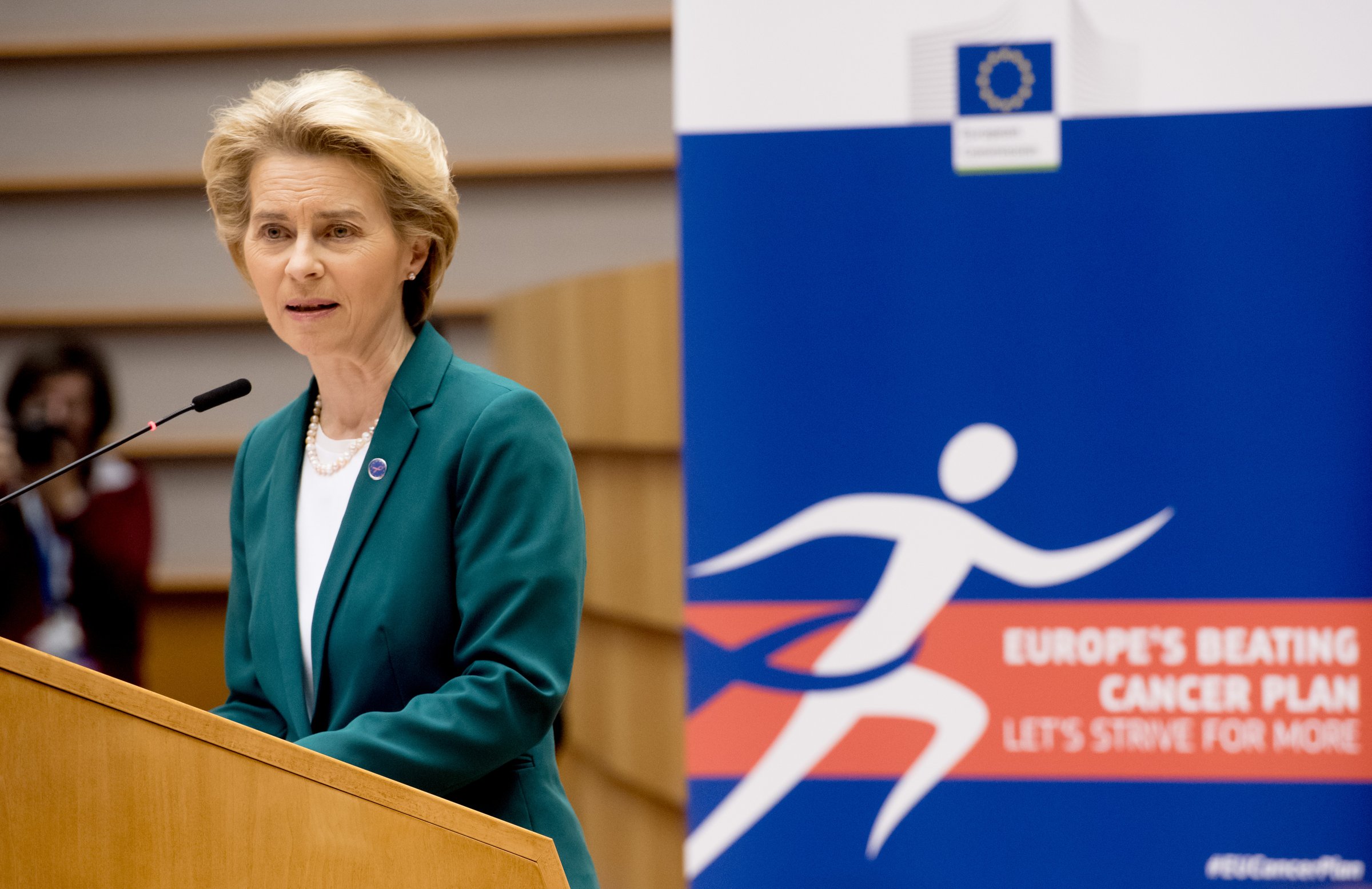 EU Commission president Ursula von der Leyen at last year's event (Photo: 04/02/2020)