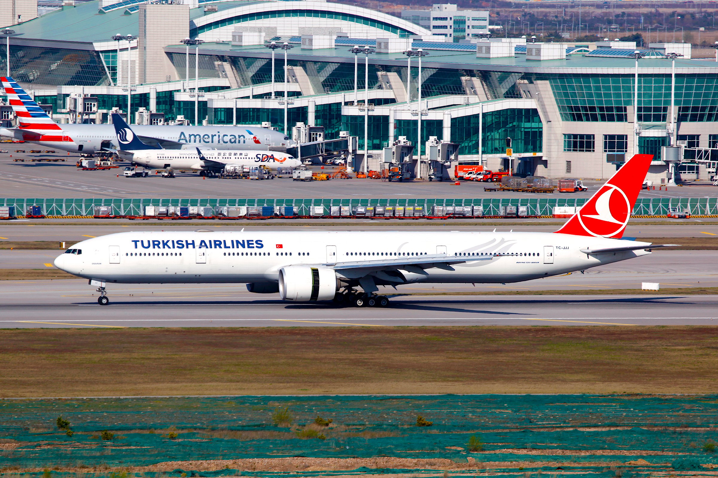 Turkish Airlines flying twice a day to Minsk, airport data showed (Photo: Eric Johnston)