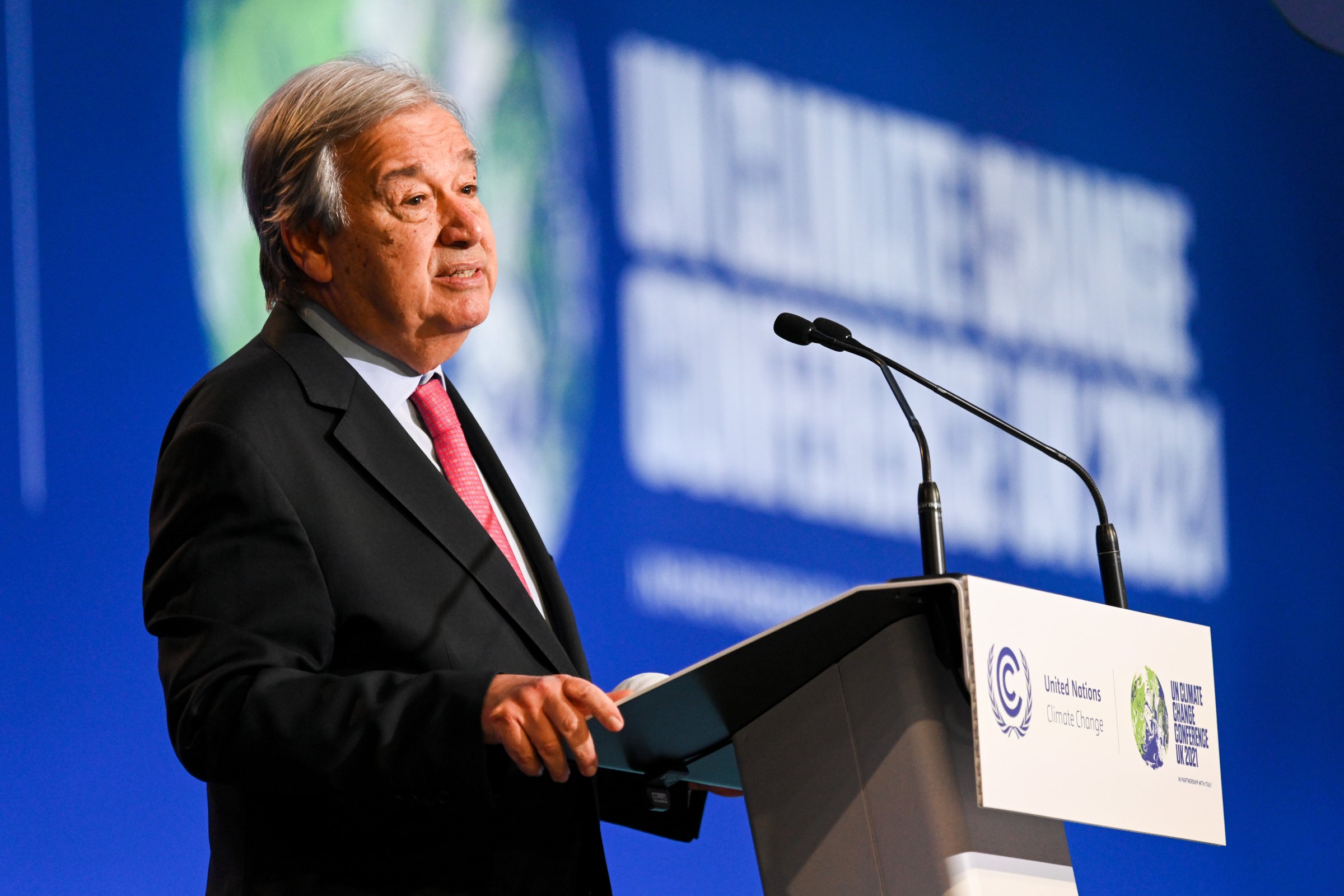 UN secretary general Antonio Gutteres. Diplomats are considering a raft of proposals drafted by the UN80 Task Force, a reference to the UN’s 80th anniversary this year. Despite being marked "strictly confidential", they have, inevitably, been widely leaked (Photo: COP26)