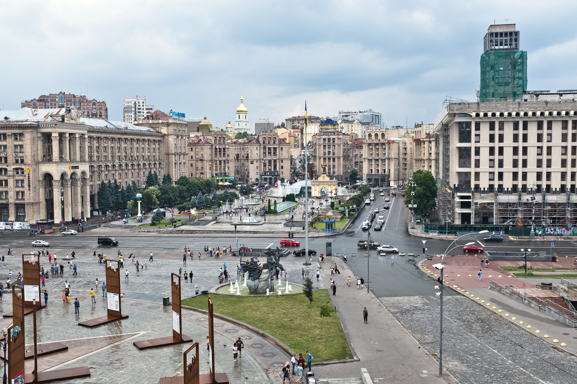 Kyiv. Valeriia Sydorova spoke to EUobserver from her school dormitory in Ukraine's capital city, where she said she now led a "normal" life (Photo: Marco Fieber)