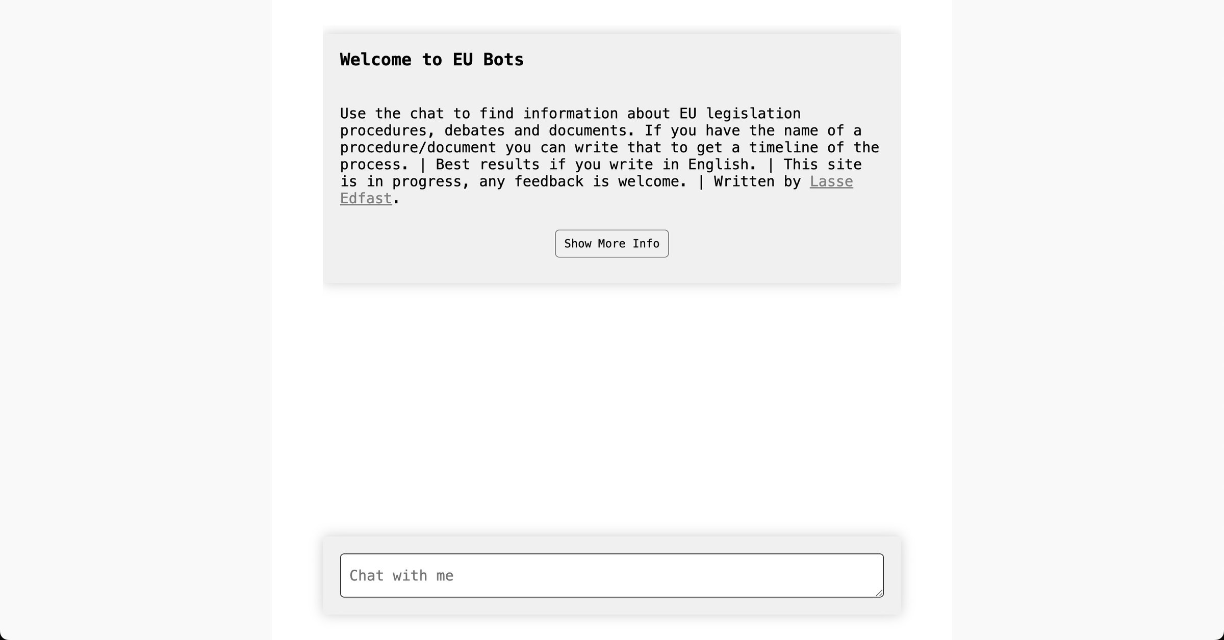 A screenshot of eu-bots.net (Photo: eu-bots.net/Lasse Edfast)