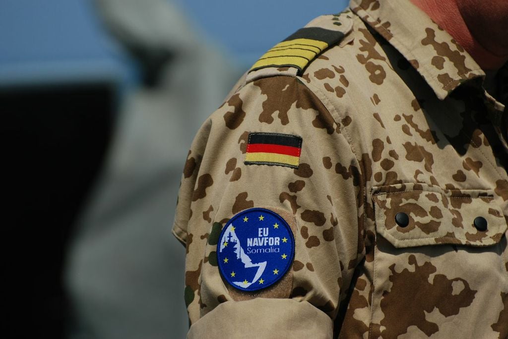 A German officer partaking in an EU naval mission. The new strategic agenda calls for increased joint procurement for military hardware, and "flagship projects of common interest." (Photo: EU Naval Force)