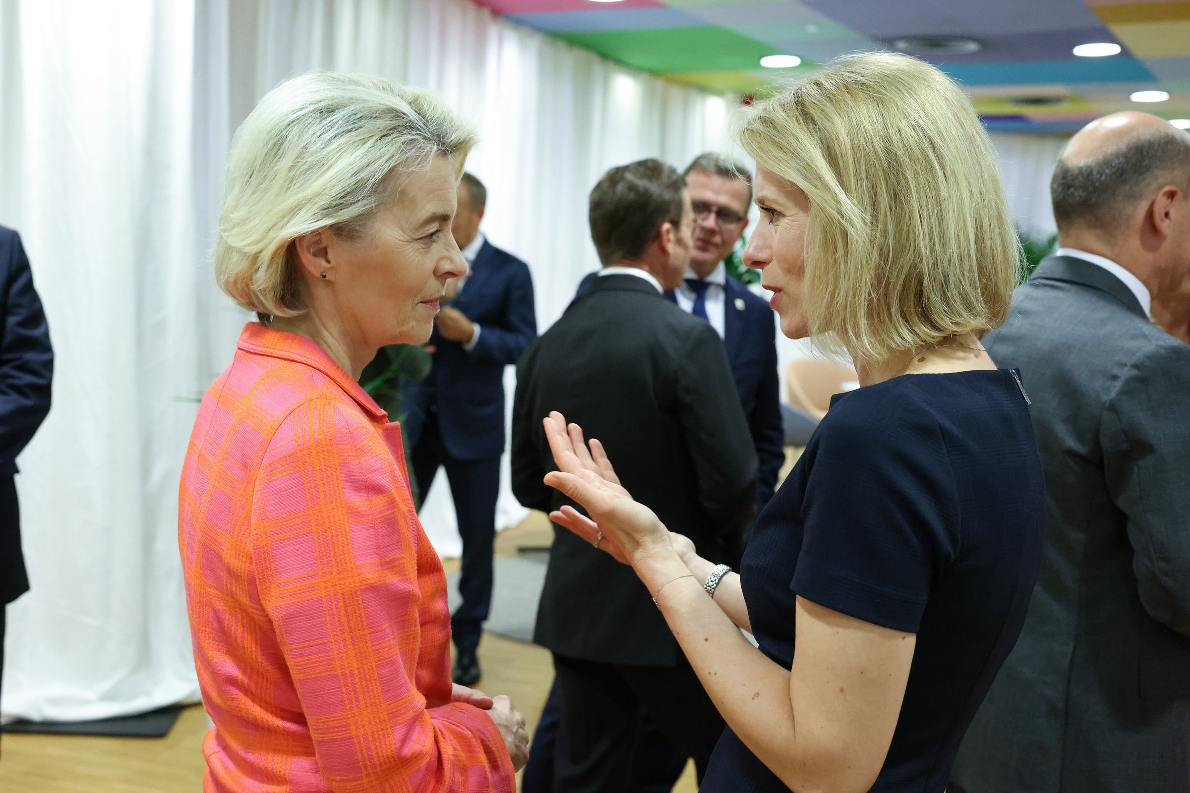 In June, EU leaders approved the reelection of Ursula von der Leyen (l) for a second term. They also appointed prime minister António Costa as Council president and Estonia's Kaja Kallas as the new foreign affairs chief (r).  (Photo: European Union)