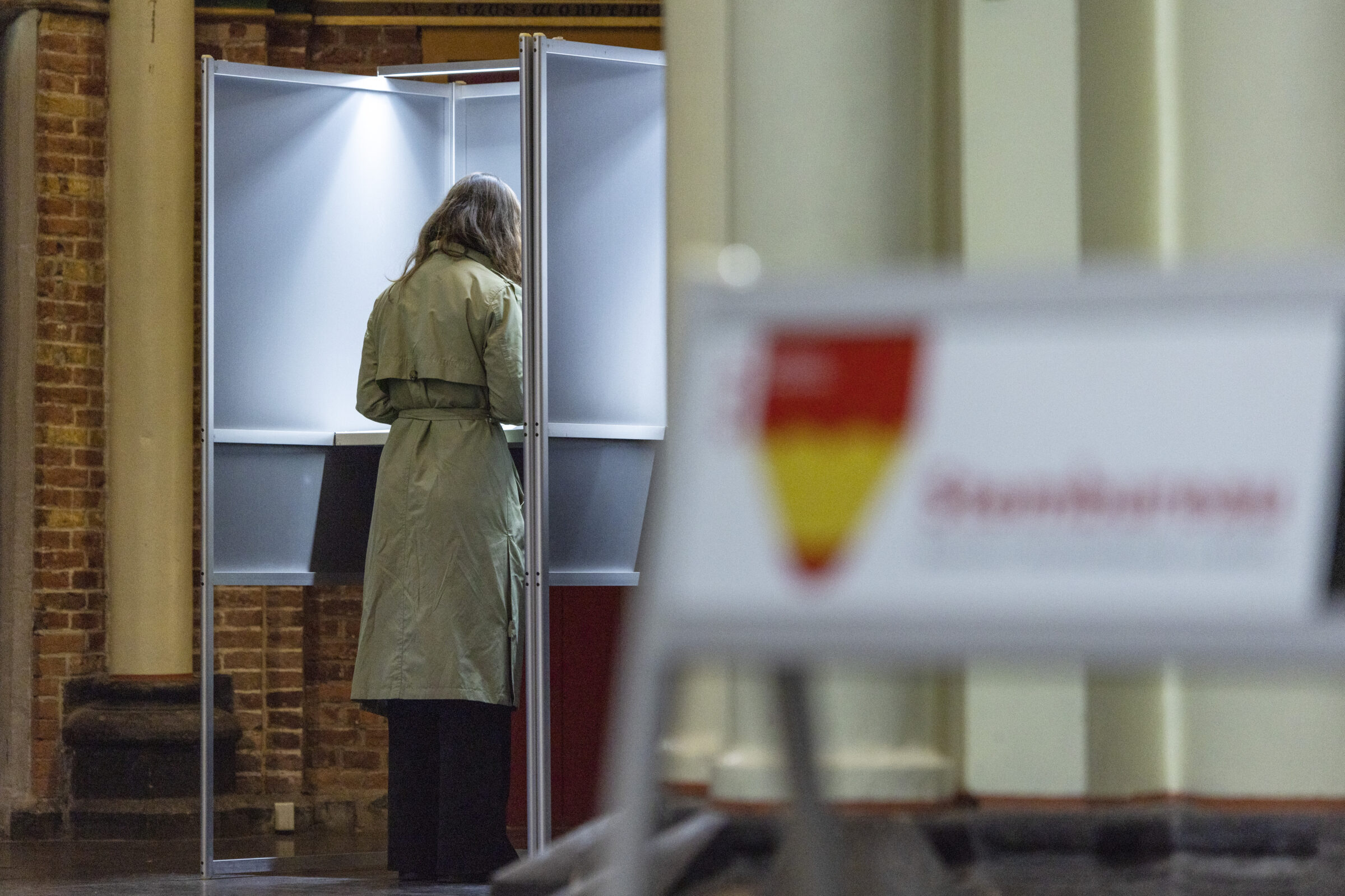 European elections 2024  - Ambiance shots of polling stations in The Netherlands