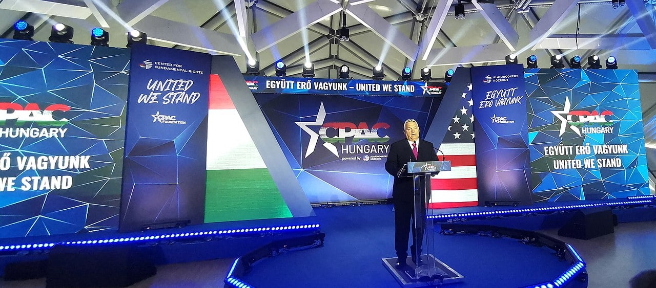 The annual CPAC conference has contributed to the popularisation of the term "national conservatism" in Europe, bringing together ultra-conservative and far-right politicians from the US and EU (Photo: Wikimedia Commons)