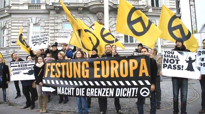 An Identitarian Movement protest in Vienna (Photo: Wikimedia)