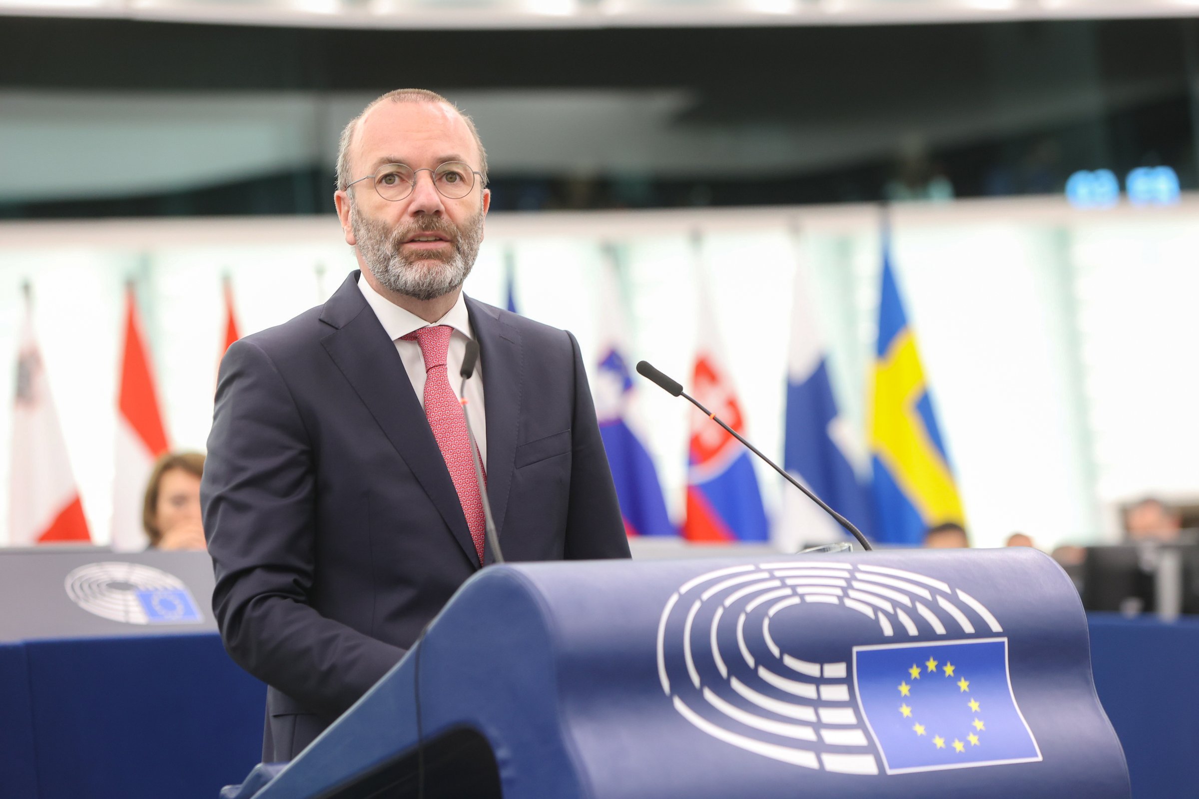 Despite saying in April that cooperation with Germany’s AfD and France’s National Rally was 'not possible at all,' Manfred Weber, the EPP’s German leader, now appears to have changed his mind (Photo: European Parliament)