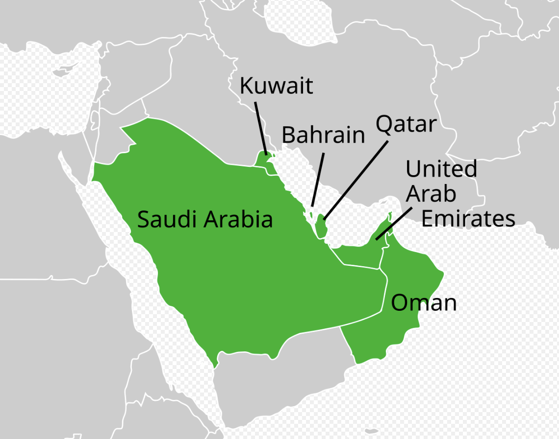 The GCC brings economic and soft power to the table. The bloc's financial clout will be essential to underwrite reconstruction efforts in conflict-ravaged areas. Its sovereign wealth funds will be critical for driving regional infrastructure projects <a target="_blank" href="https://en.wikipedia.org/wiki/Gulf_Cooperation_Council#/media/File:Gulf_Cooperation_Council.svg">(Photo: Wikimedia)</a>