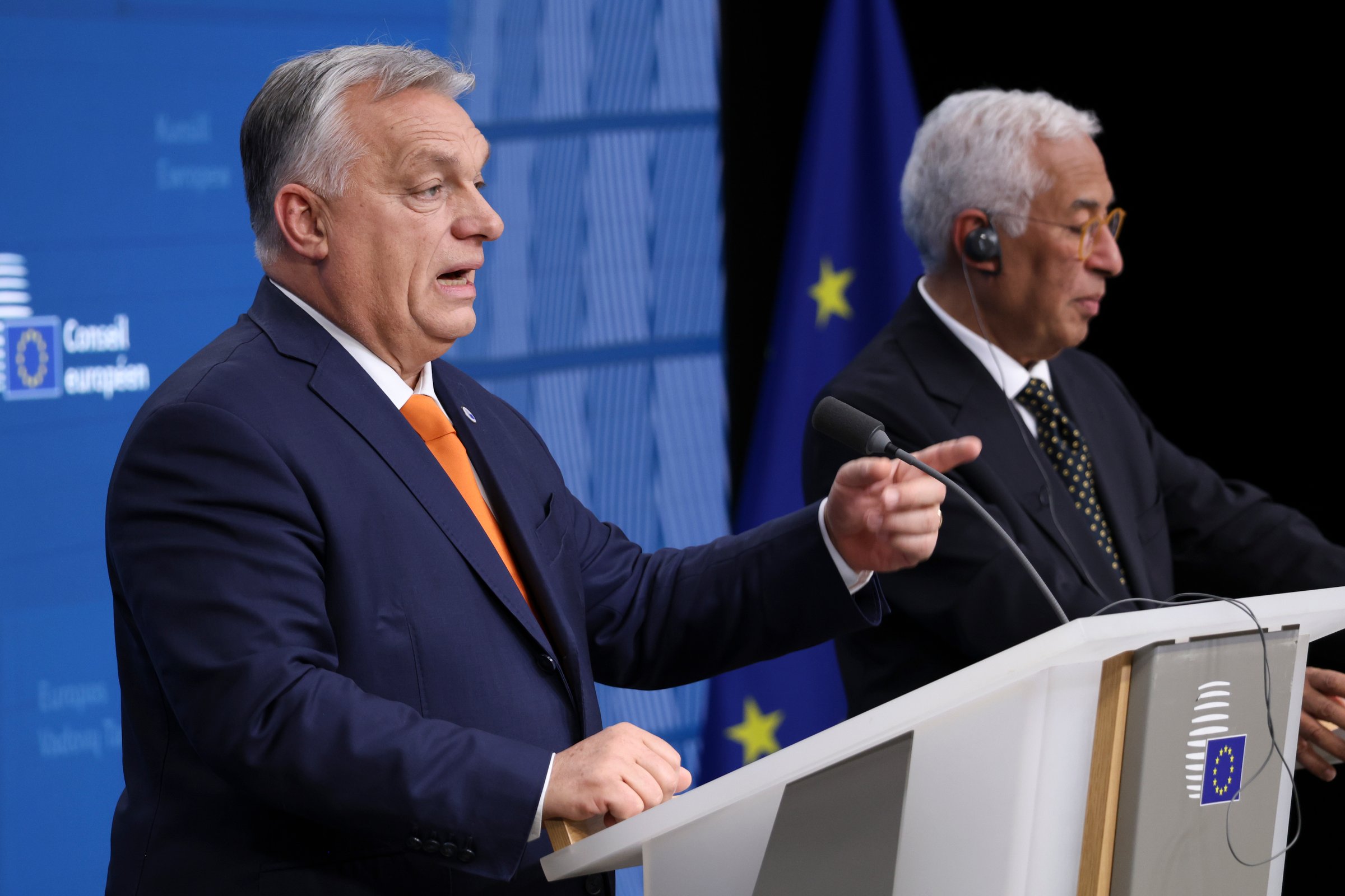 Hungarian prime minister Viktor Orbán at an EU summit in Brussels <a target="_blank">(Photo: EU Council)</a>