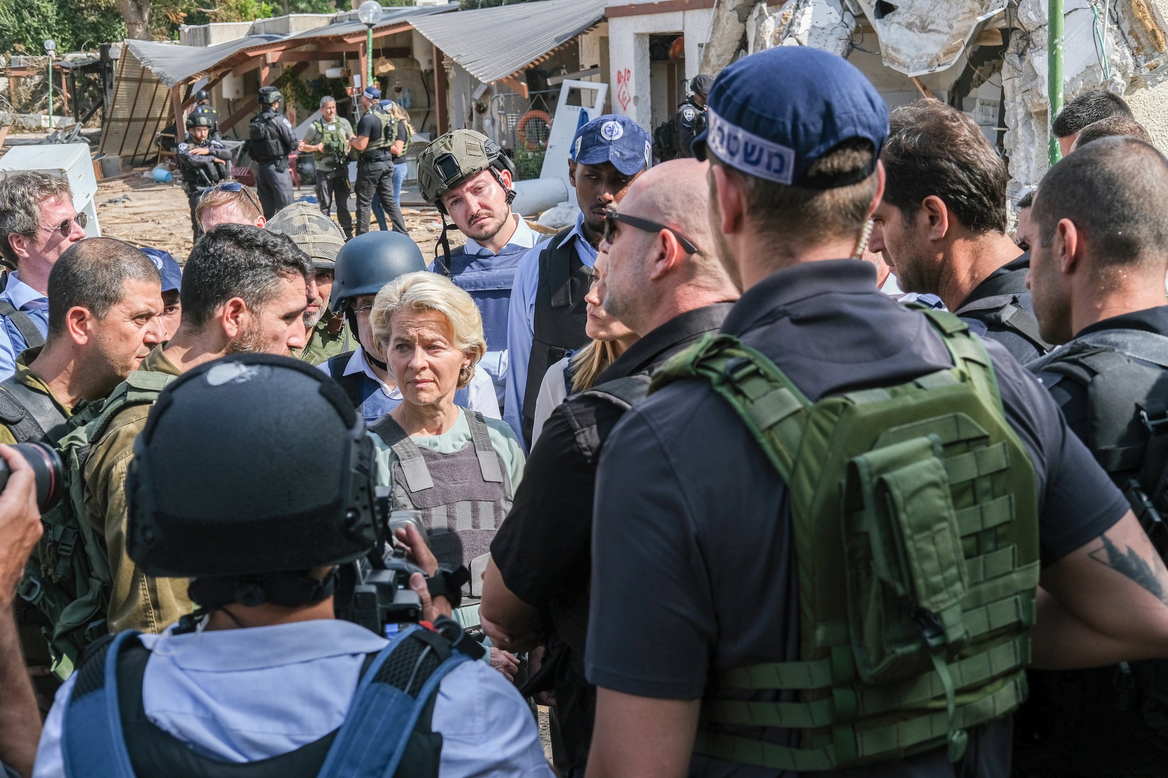 EU Commission president Ursula von der Leyen in Israel in October 2023, following the lethal attack by Palestinian militant group Hamas (Photo: EU Commission)