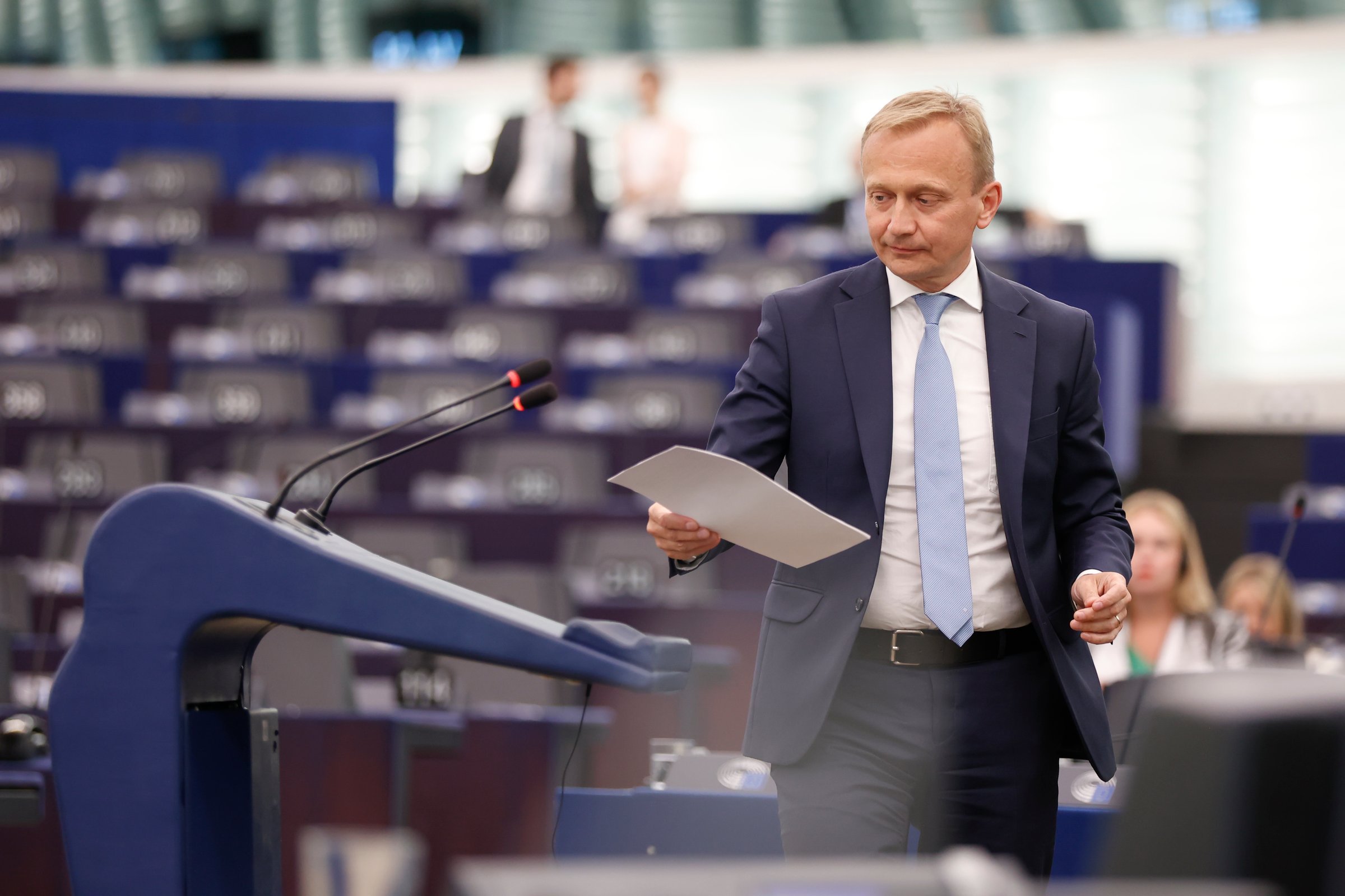 Piotr Serafin, the EU budget commissioner on NGOs: 'There is no fraud. There has never been fraud.' (Photo: European Parliament)