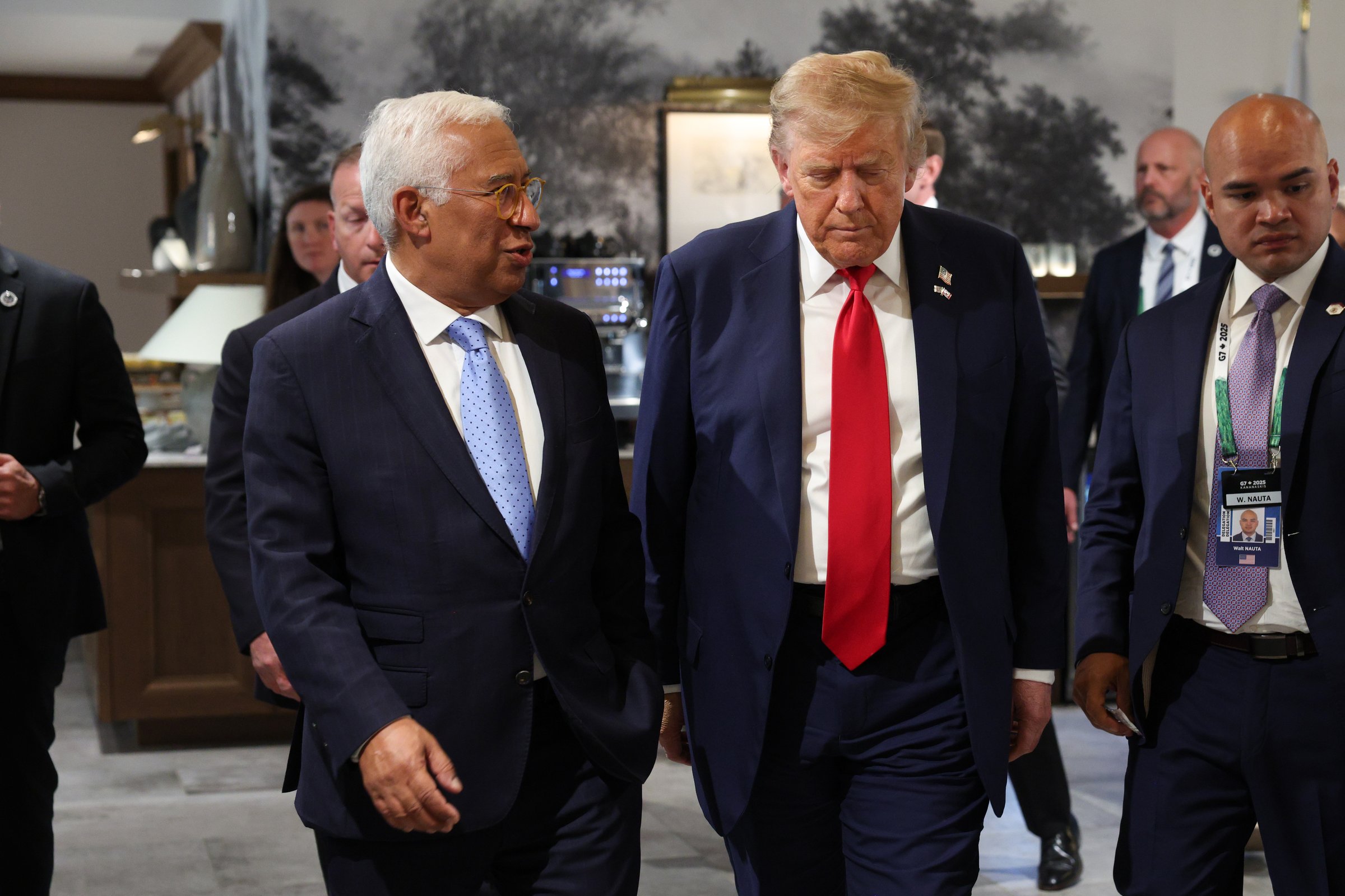 European Council president Antonio Cost and US president Donald Trump. Europe's financial system is so deeply intertwined with the dollar system that any shock would be transmitted back to Europe <a target="_blank">(Photo: EU Council)</a>