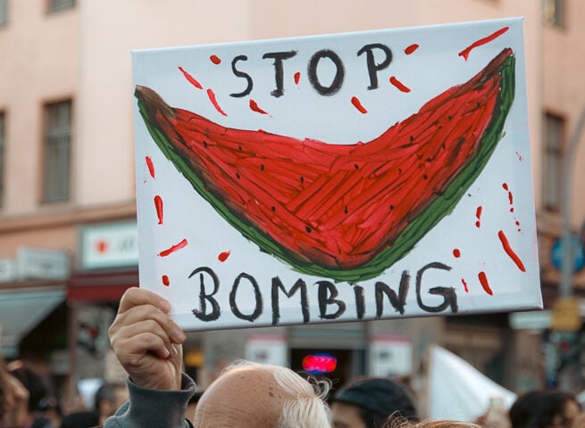 The Dutch minister said the law is needed because 'terrorist and violent messages' were on display during the Nato summit in The Hague in June <a target="_blank">(Photo: Wikimedia Commons)</a>