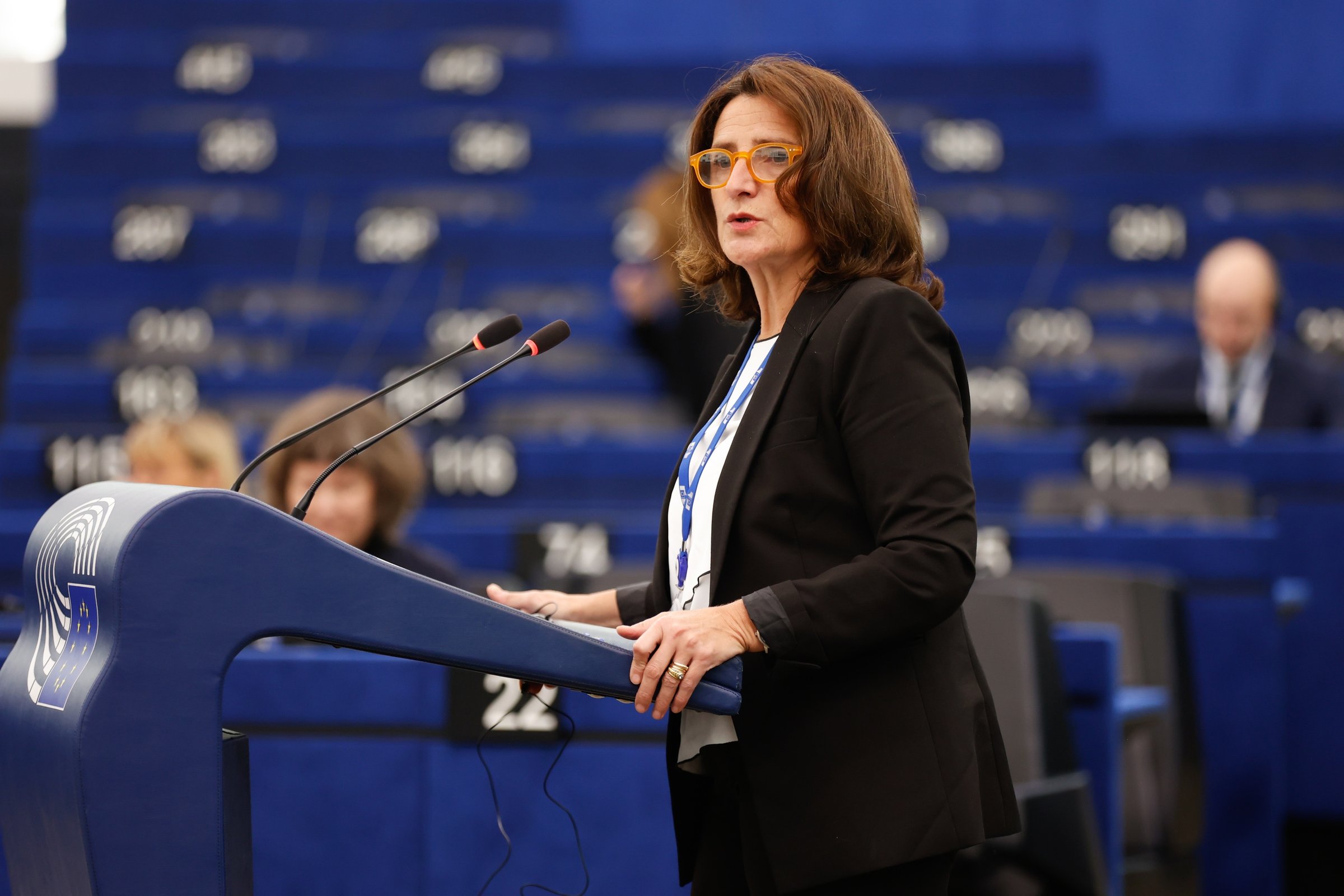 EU competition commissioner Teresa Ribera announced the measures 'to make sure all companies compete on equal terms' in Europe's single market.