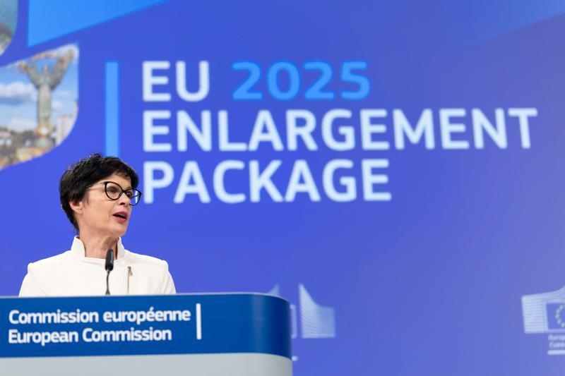 'Neither Ukraine nor Moldova need Mr Orbán to do the necessary reforms,' said EU commissioner for enlargement Marta Kos (Photo: European Commission)