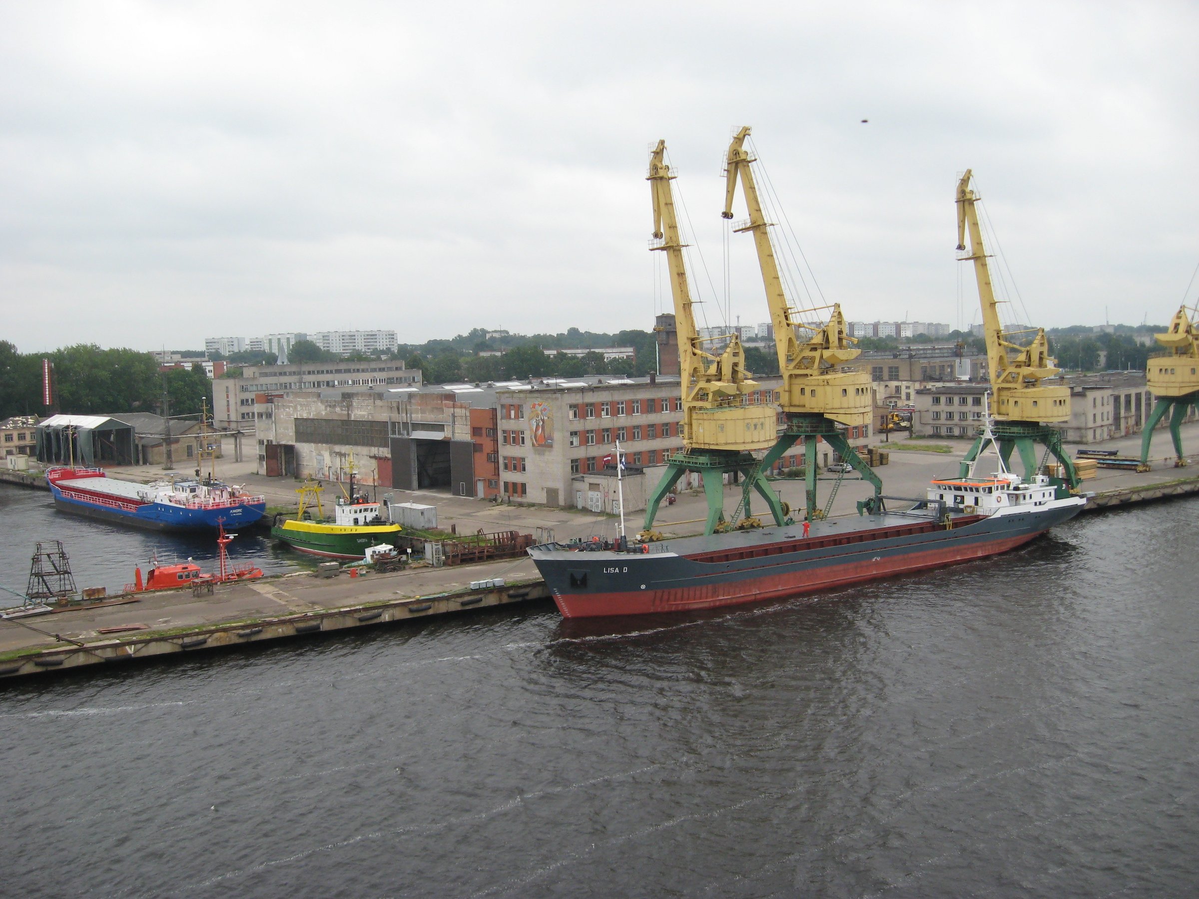 The port of Riga, one of the key gateways to the Baltic Sea (Photo: Staffan Vilcans )