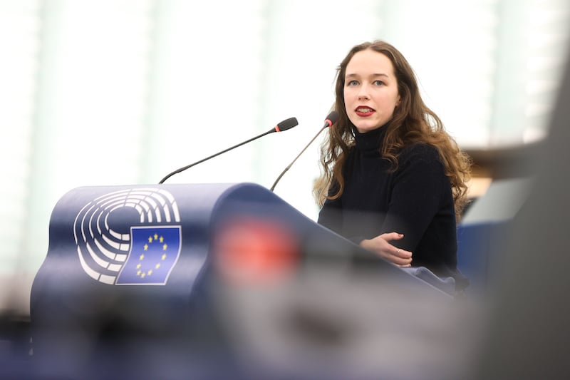 Green MEP Lena Schilling says 'old white men in power are willing to put the future at risk.' She and other parliamentarians will attend the UN Climate Conference to make sure that doesn't happen. (Photo: European Parliament)
