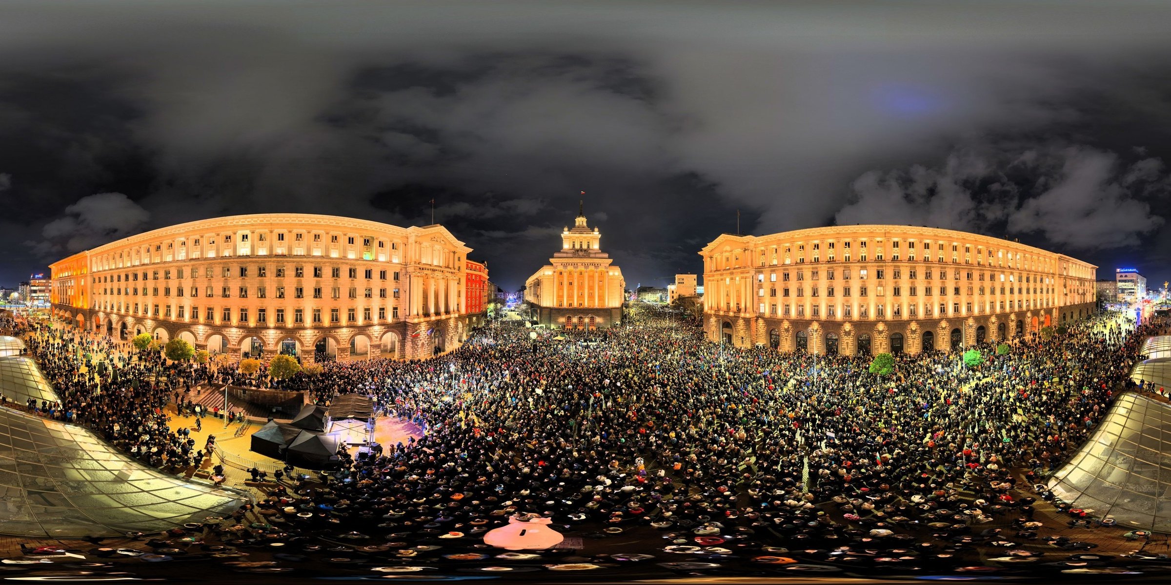 Thousands of young people took to the streets of Sofia and elsewhere in the country, leading to the shock resignation of Bulgaria's government in early December (Photo: Neli Salo's social media)