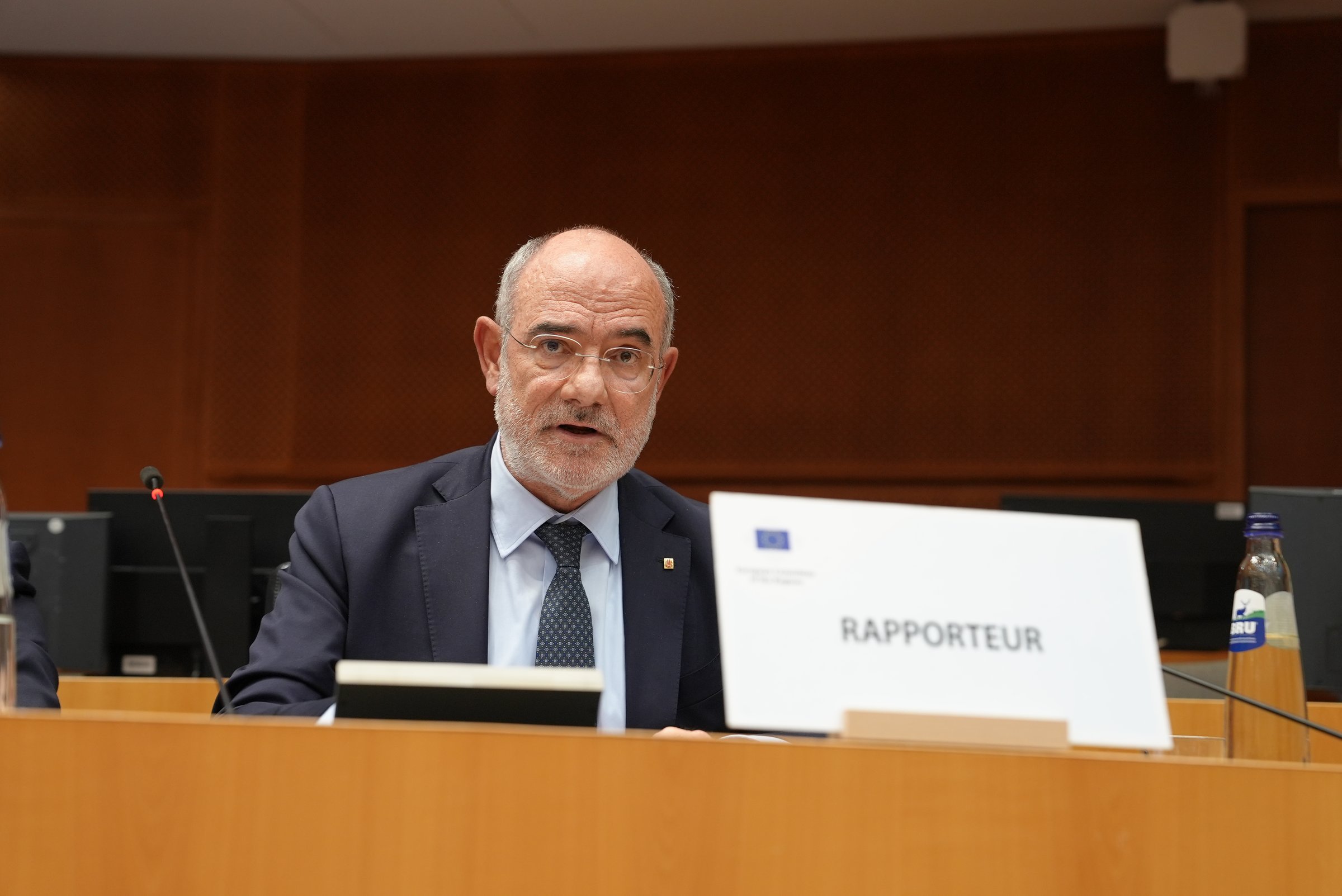 Catalan minister for EU affairs Jaume Duch at the European Council of the Regions. 'In reality we end up in a European Union where the member states send money to Brussels and then Brussels sends money back to the member states' (Photo: European Union / Virginie Lefour)