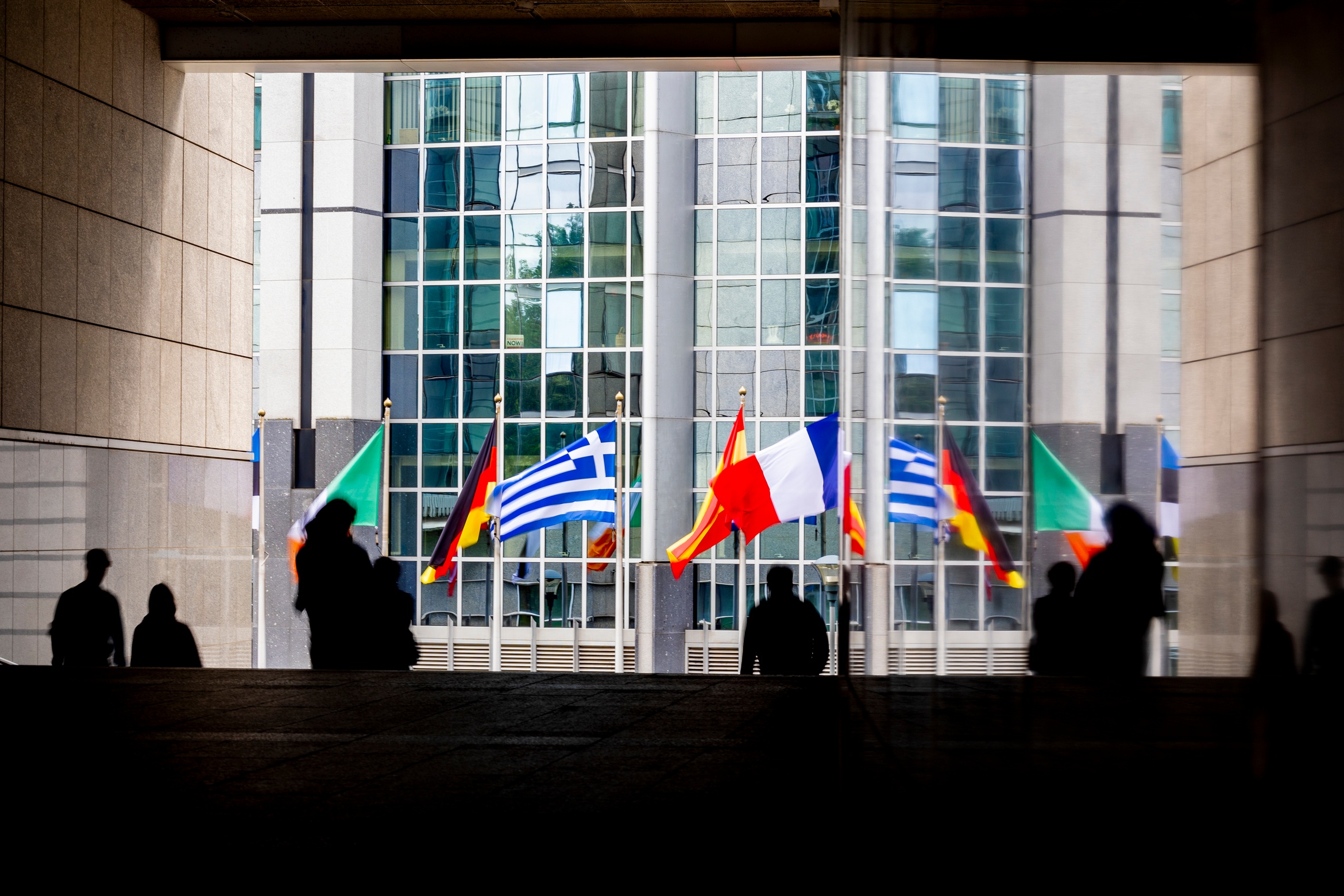 EP buildings of the European Parliament in Brussels.
