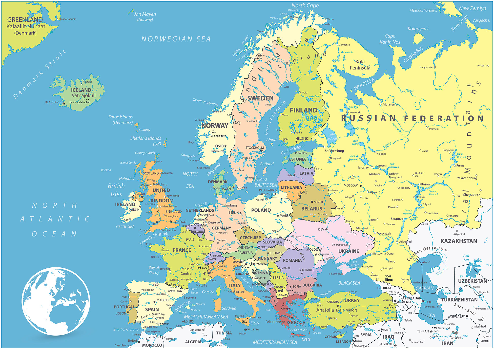 Europe in all its glory