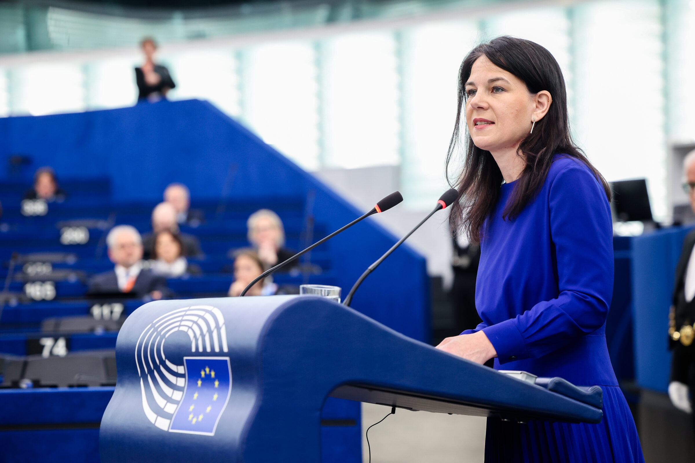 Annaleena Baerbock in Strasbourg on Tuesday 

Photo: European Parliament