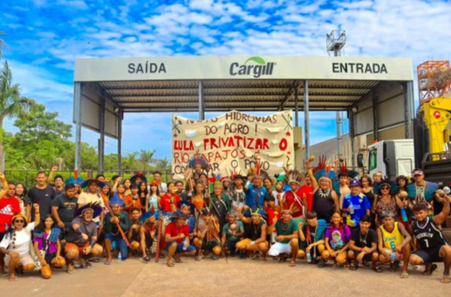 Protests against Cargill in the Brazilian Amazon region