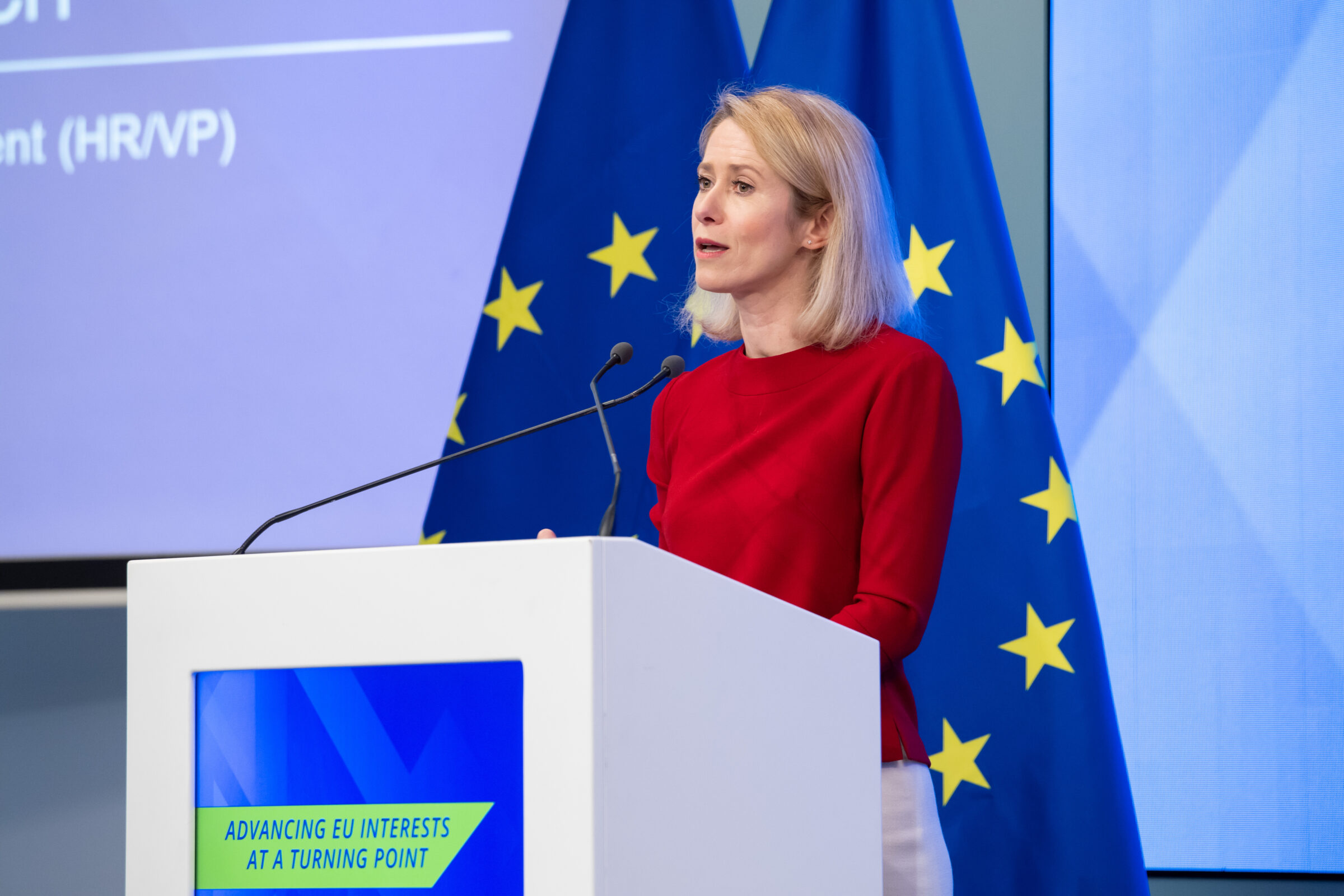 Countries are 'knocking on the EU's door' to agree defence cooperation deals with the bloc, said Kaja Kallas told a meeting of all EU ambassadors in Brussels on Monday