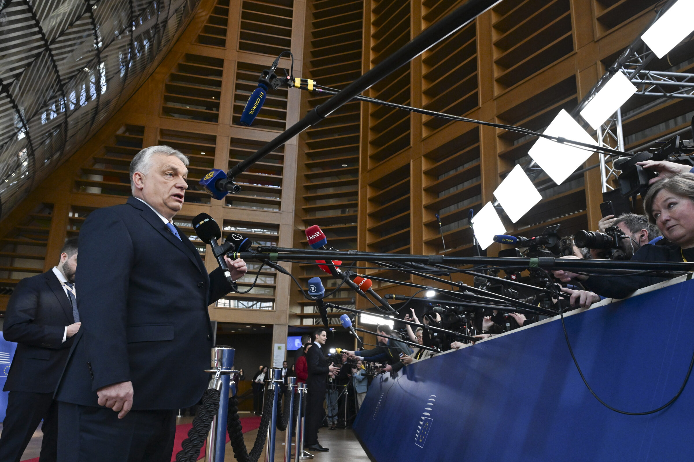 EU leaders enraged as summit ends with Orbán vetoing €90bn Ukraine aid