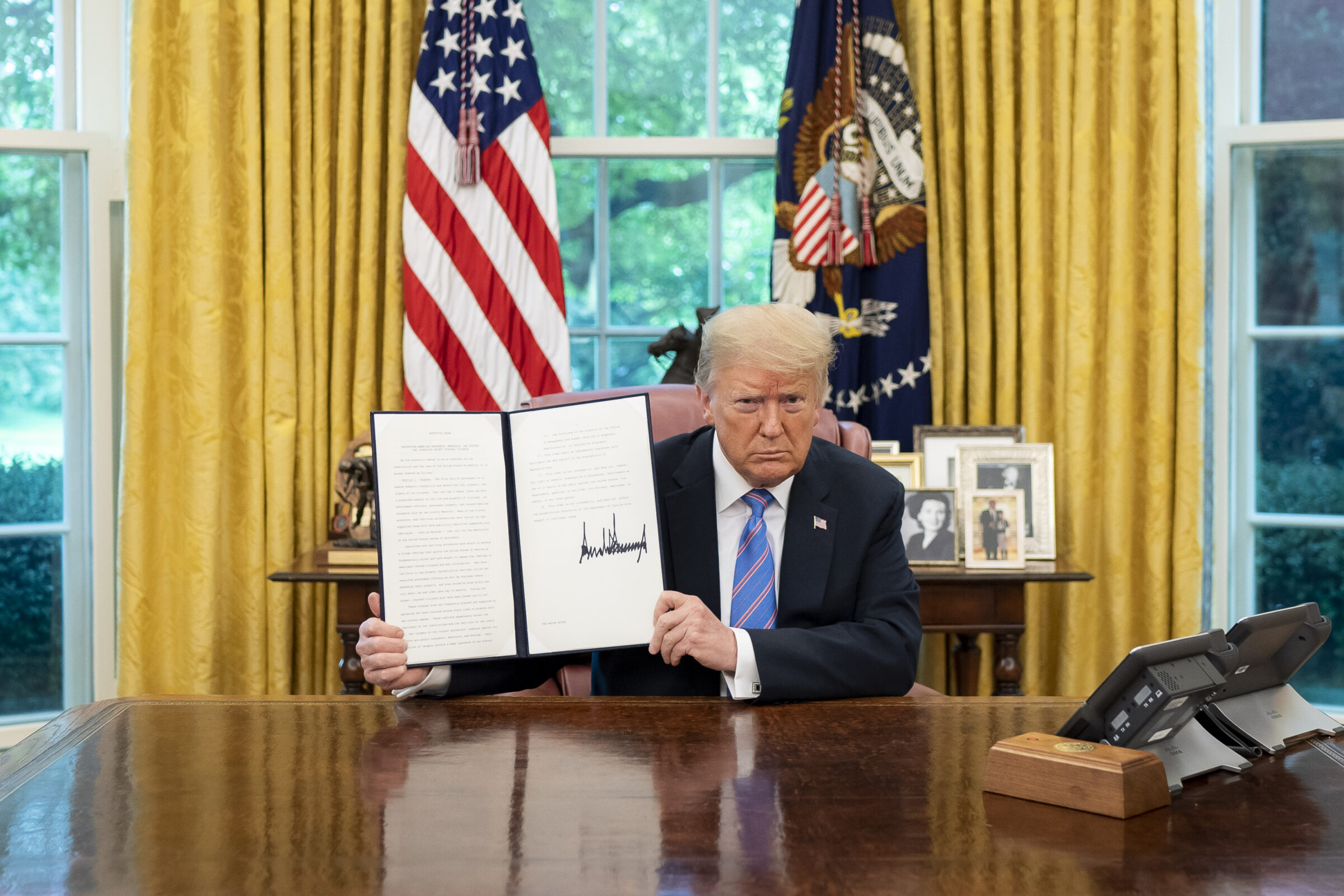 US president Donald Trump favours rule by decree, as did fascist predecessors