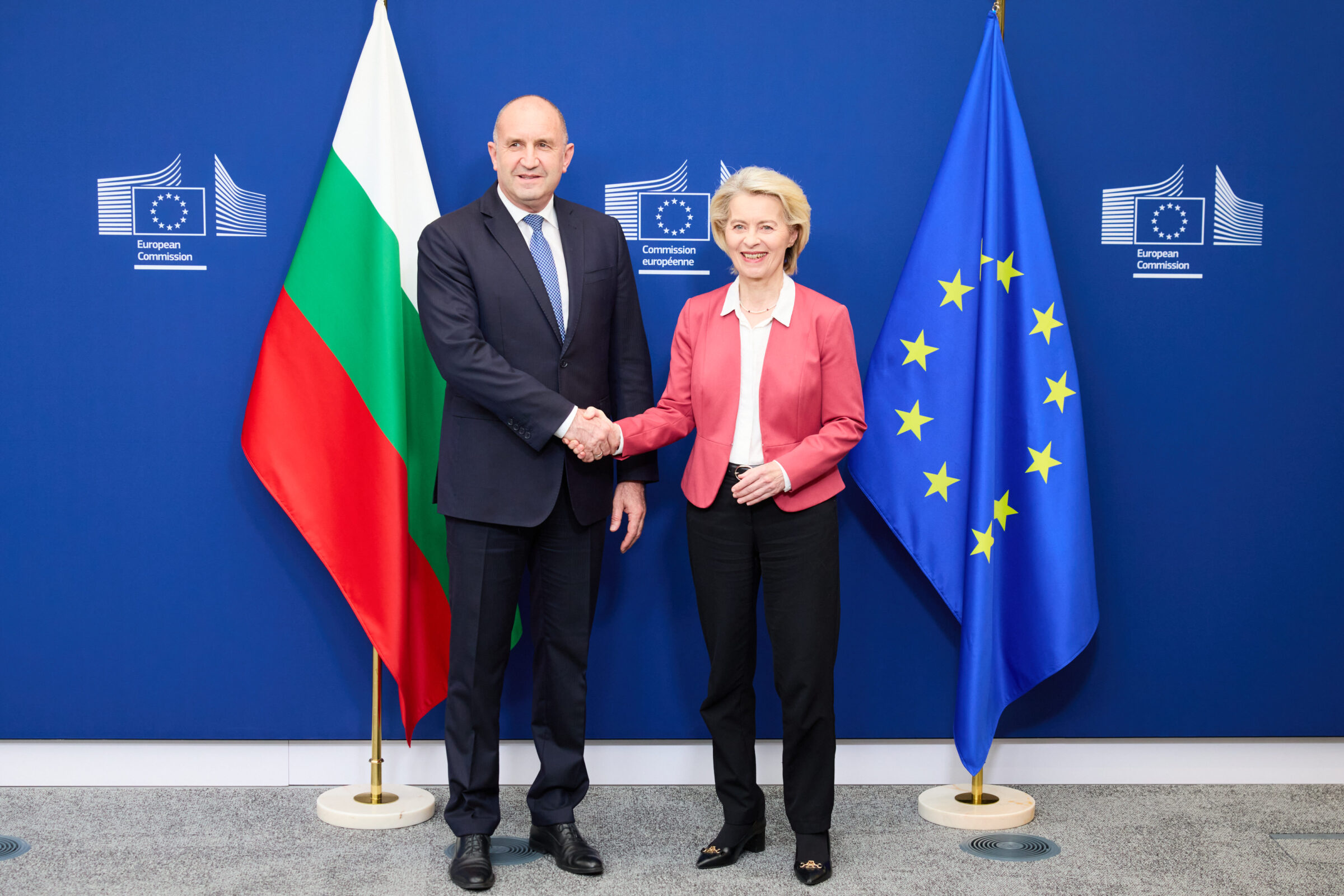 Rumen Radev and Ursula von der Leyen May 2026