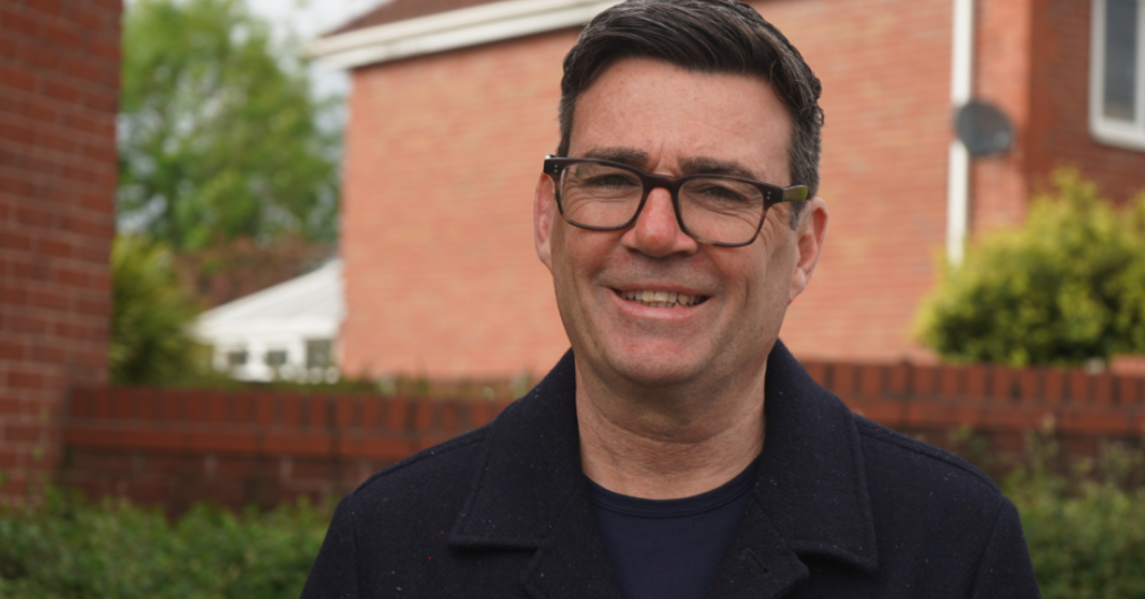 Andy Burnham on the campaign trail during the Makerfield by-election.