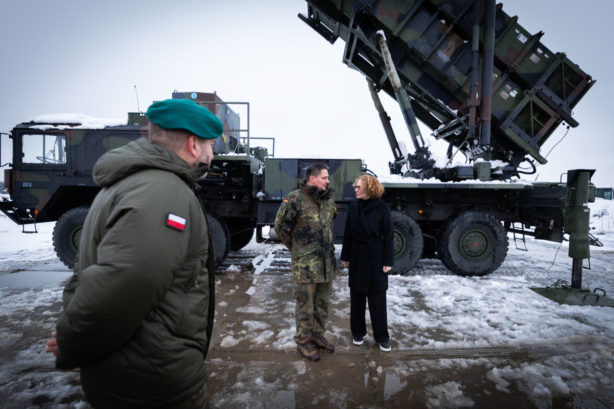 Nato deputy secretary general Radmila Shekerinska at Polish military base in 2025